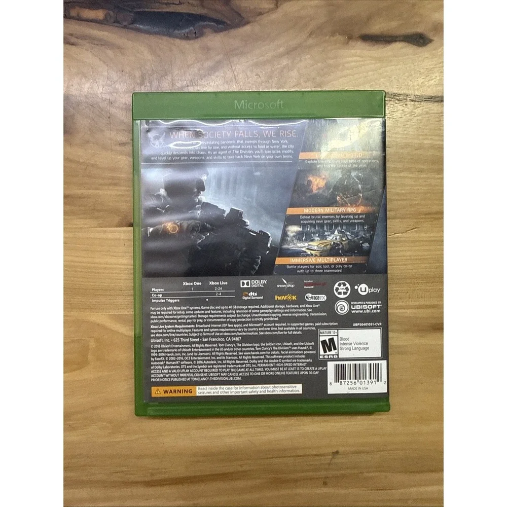 Tom Clancy's The Division - Microsoft Xbox One